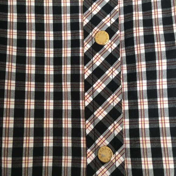 GUESS❓Plaid Stretch Button Up Shirt - Picture 5 of 8
